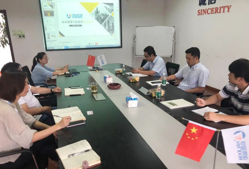 科技镇长团施展团长一行到我司调研指导